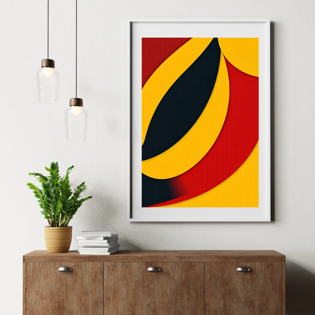 Abaculus Curve β Bold Modern Geometric Abstract Art Print - Image 3