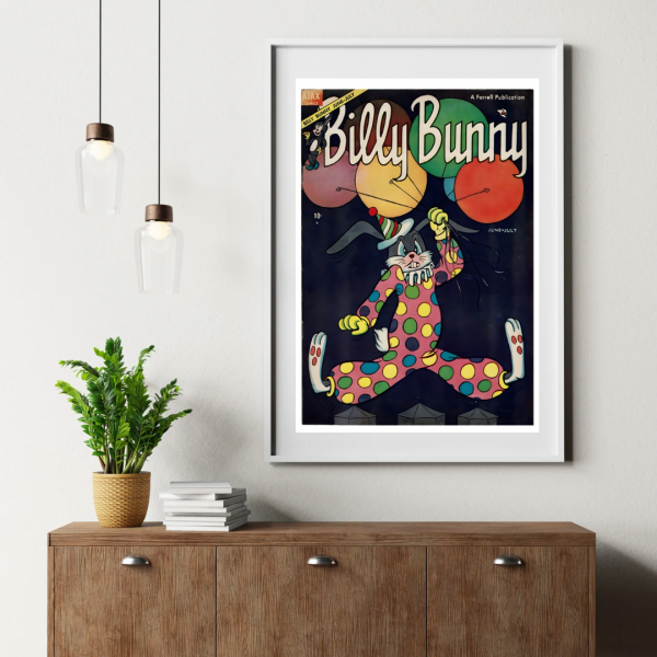 Billy Bunny – Vintage Ajax Comics Cover (June-July Issue) Poster Print - Image 2