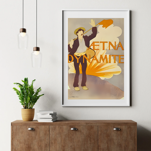 Ætna Dynamite – Vintage Industrial Advertising Art Print - Image 4
