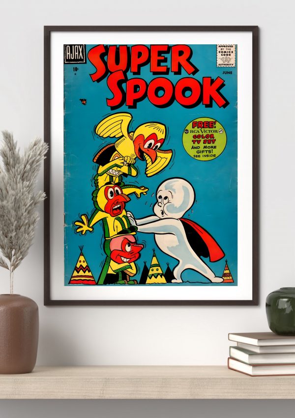 Super Spook – Ajax Comics, June Issue (1950s) Poster Print - Image 3
