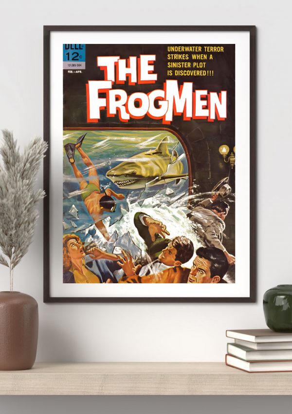 Frogmen – Underwater Terror Strikes! (Dell Comics, 1962) Poster Print - Image 3