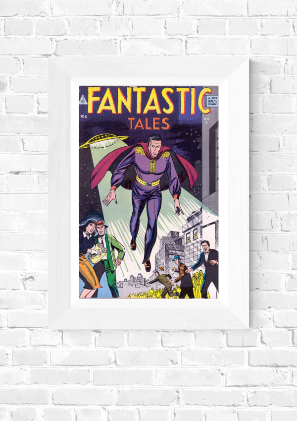 Fantastic Tales – Issue No. 1 Retro Comic Book Cover Art Print - Image 5