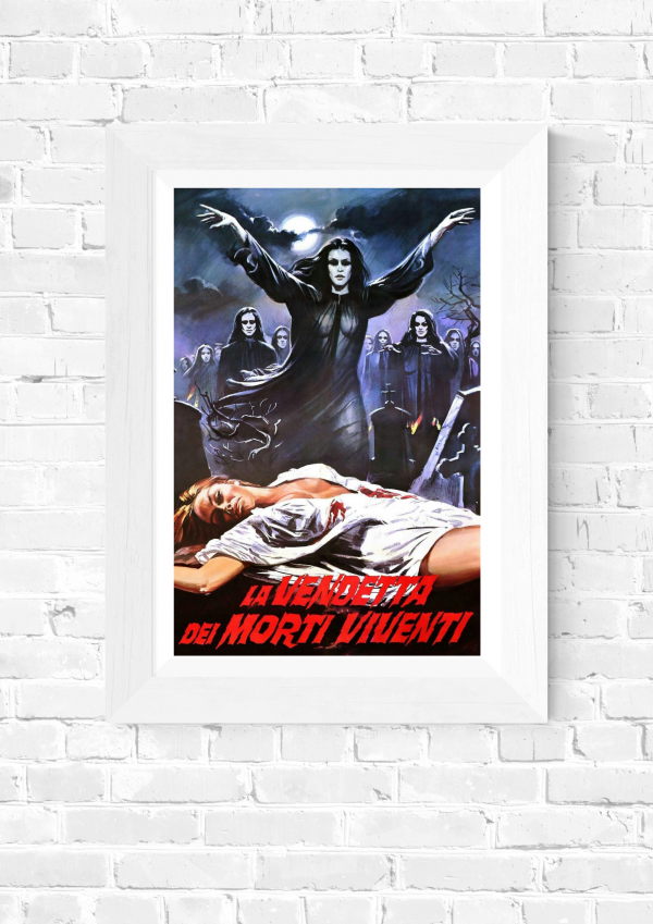 La Vendetta dei Morti Viventi – Italian Gothic Horror Movie Poster (Early 1980s) Poster Print - Image 5