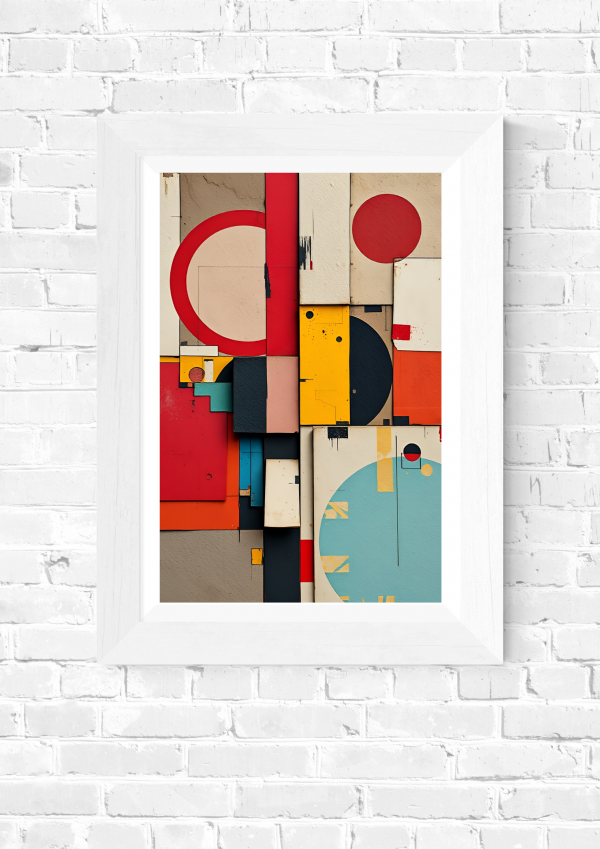 Mist and Fog – Geometric Abstract Wall Art Print - Image 5