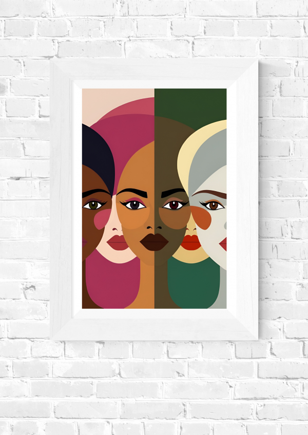 Spectrum – Modern Minimalist Portrait Art Print - Image 5