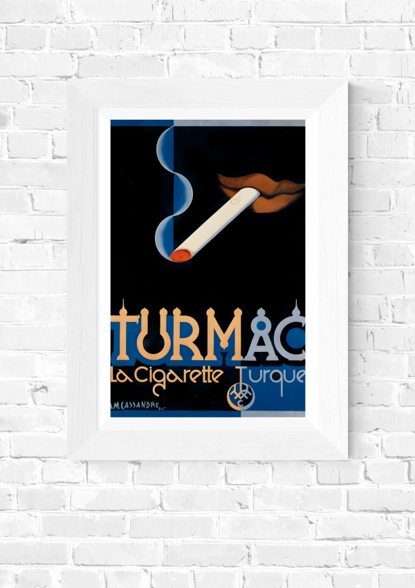 Turmac – A.M. Cassandre Vintage Art Deco Cigarette Poster Print - Image 5