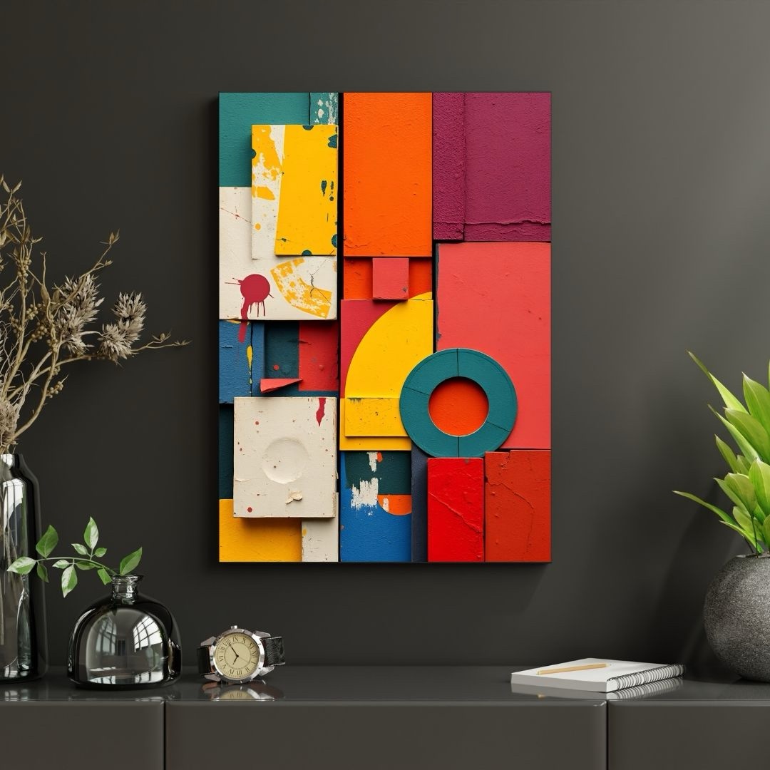 Colorform Jungle – Mid-Century Modern Abstract Art Print - Image 4