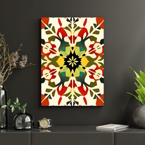 Kaleido – Retro Kaleidoscopic Geometric Art Print - Image 4