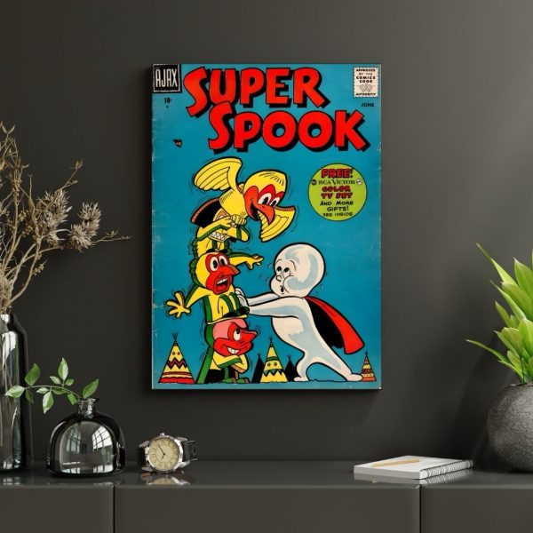 Super Spook – Ajax Comics, June Issue (1950s) Poster Print - Image 4