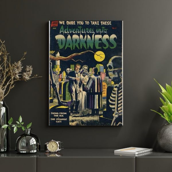 Darkness 
Adventures Into Darkness No. 6 – We Dare You To Take These Adventures! Poster Print - Image 4