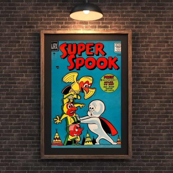 Super Spook – Ajax Comics, June Issue (1950s) Poster Print - Image 2