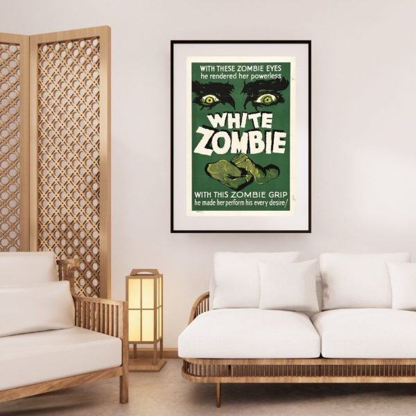 White Zombie – Vintage Cult Horror Movie Poster Print (1932) - Image 2