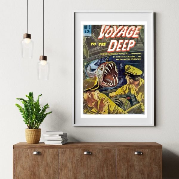 Voyage to the Deep – Vintage Undersea Sci-Fi Comic Cover Print - Image 3