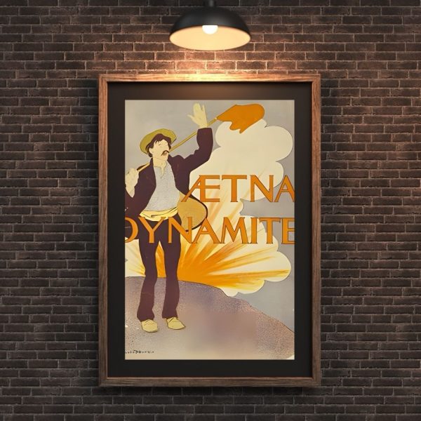 Ætna Dynamite – Vintage Industrial Advertising Art Print - Image 2