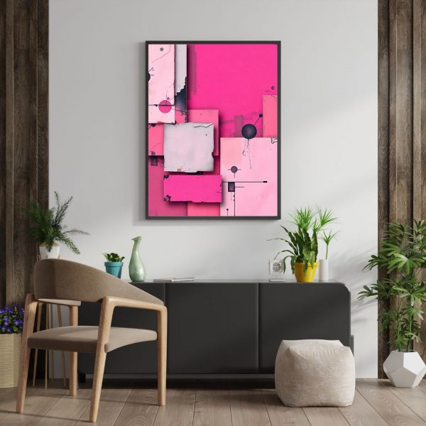 Sugar Crash – Modern Geometric Abstract Art Print - Image 3