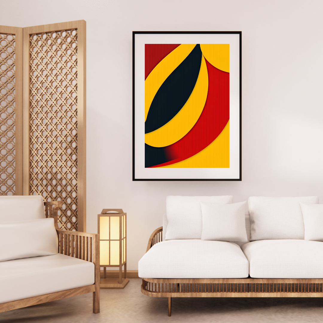 Abaculus Curve β Bold Modern Geometric Abstract Art Print - Image 5