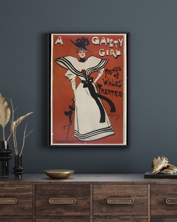 Gaiety Girl Prince of Wales Theatre Poster Print - Image 3