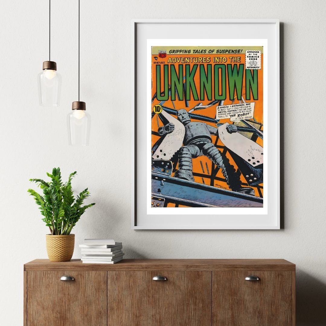 Unknown
Adventures Into the Unknown – The Robot (Issue No. 67) Poster Print - Image 3