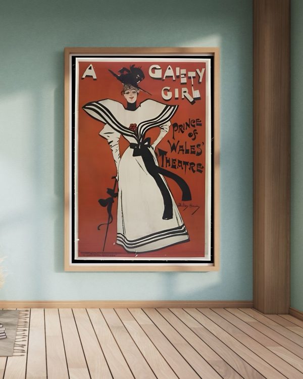 Gaiety Girl Prince of Wales Theatre Poster Print - Image 2