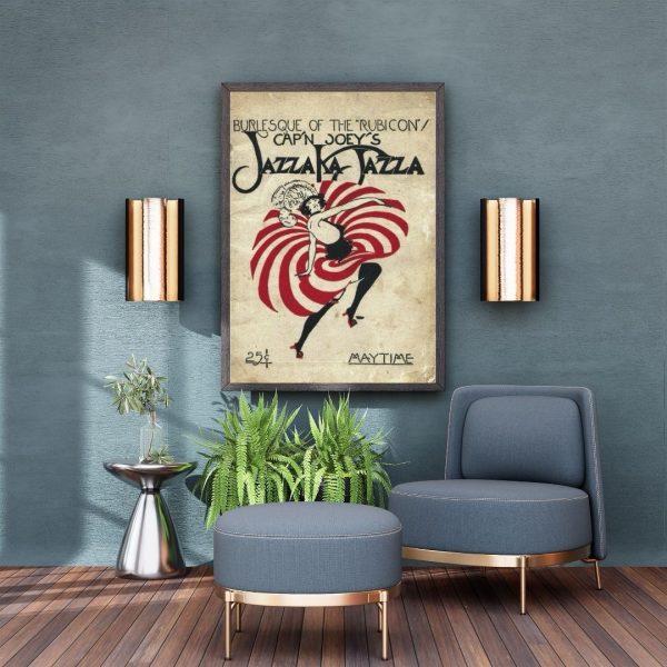 Cap’n Joey’s Jazzaka-Tazza – Burlesque of the “Rubicon” (Maytime, Early 20th Century) Poster Print - Image 5