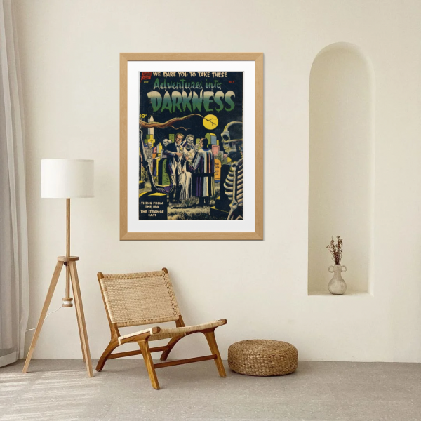 Darkness 
Adventures Into Darkness No. 6 – We Dare You To Take These Adventures! Poster Print - Image 5