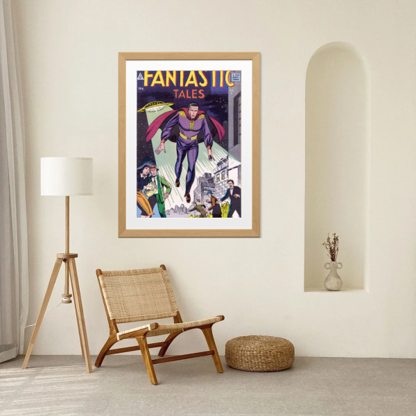 Fantastic Tales – Issue No. 1 Retro Comic Book Cover Art Print - Image 4