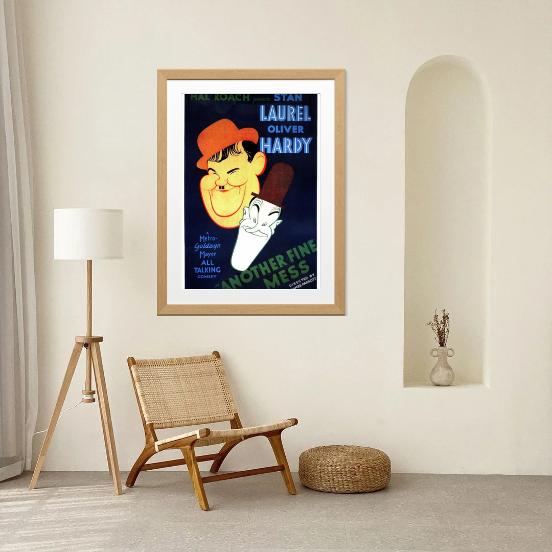 Laurel & Hardy - Another Fine Mess Vintage Movie Poster Print - Image 3
