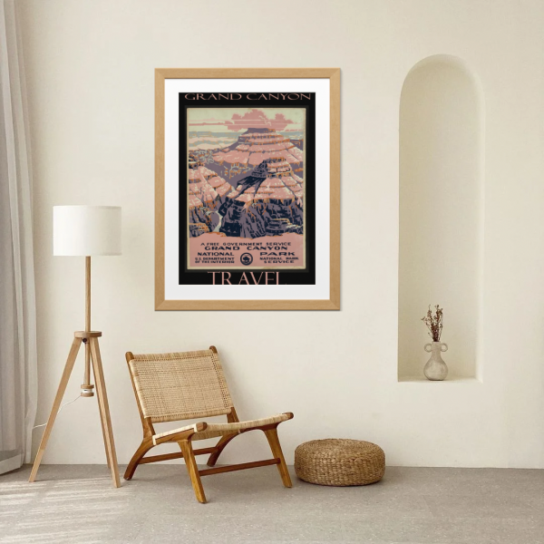 Grand Canyon – Vintage National Parks Travel Poster - Image 3