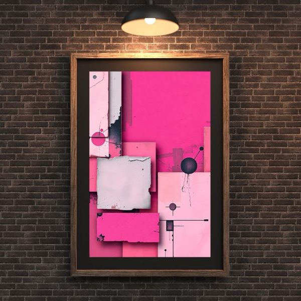 Sugar Crash – Modern Geometric Abstract Art Print - Image 2
