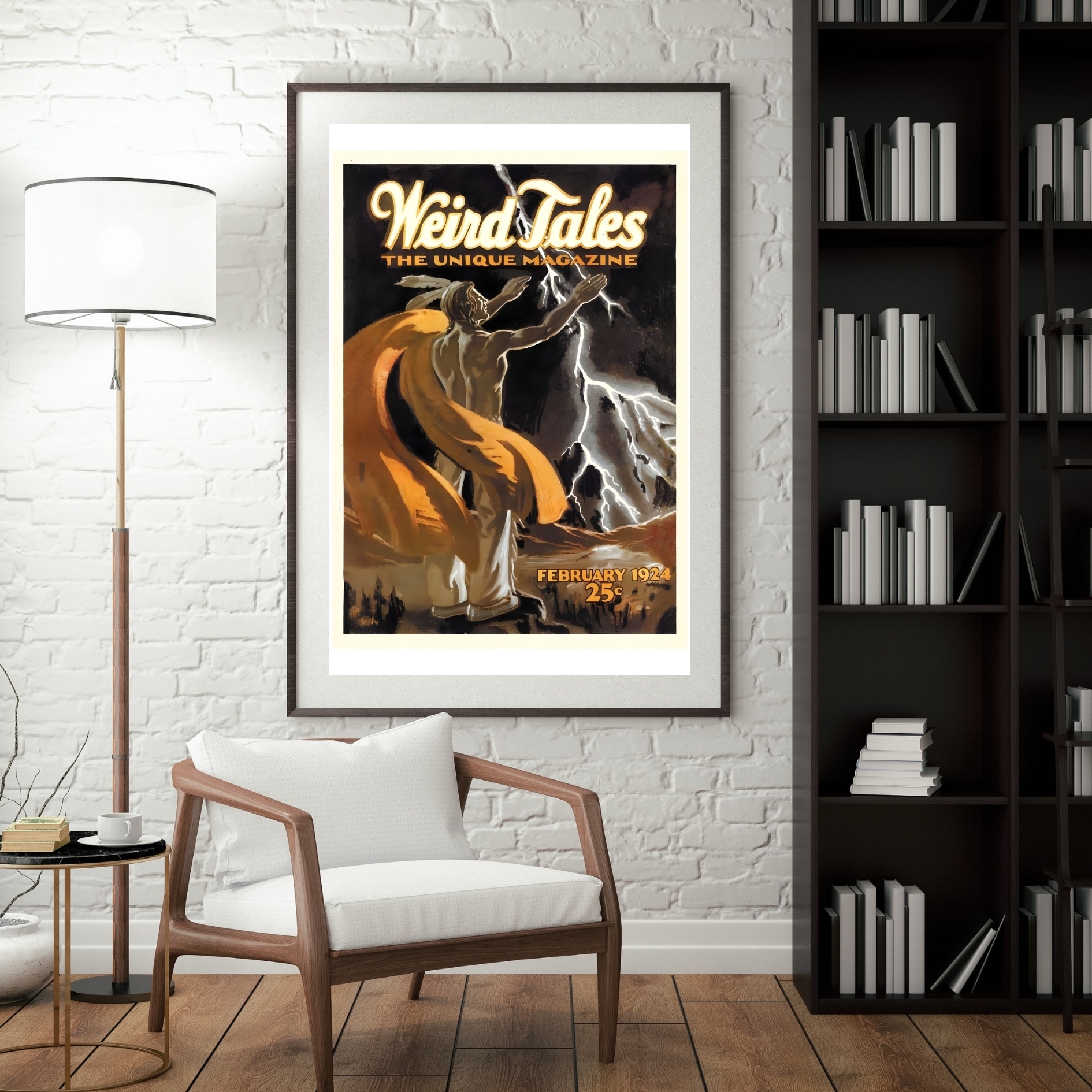 Weird Tales – The Unique Magazine (February 1924) Poster Print - Image 2