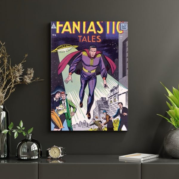 Fantastic Tales – Issue No. 1 Retro Comic Book Cover Art Print - Image 6