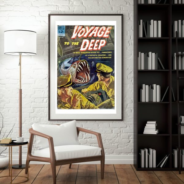 Voyage to the Deep – Vintage Undersea Sci-Fi Comic Cover Print - Image 2