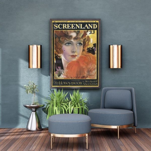 Screen Siren – Vintage Silent Film Era Glamour Poster Print (1923) - Image 2