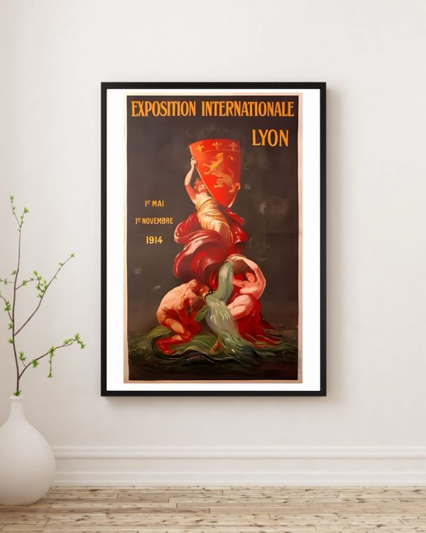 Lyon 1914 Exhibition Poster Print - Image 2