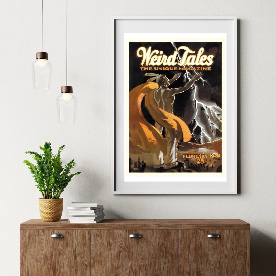 Weird Tales – The Unique Magazine (February 1924) Poster Print - Image 3