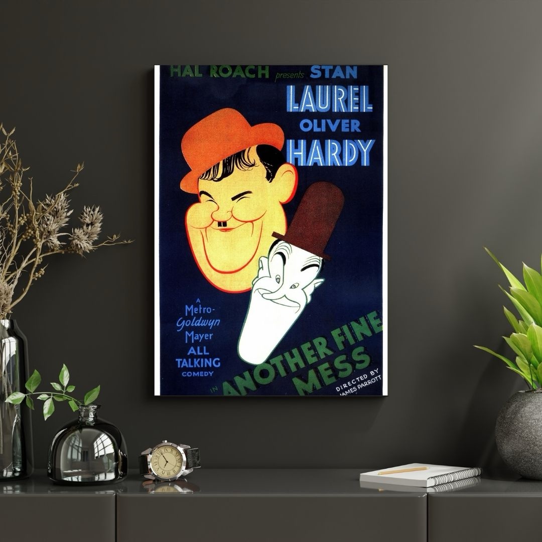 Laurel & Hardy - Another Fine Mess Vintage Movie Poster Print - Image 4