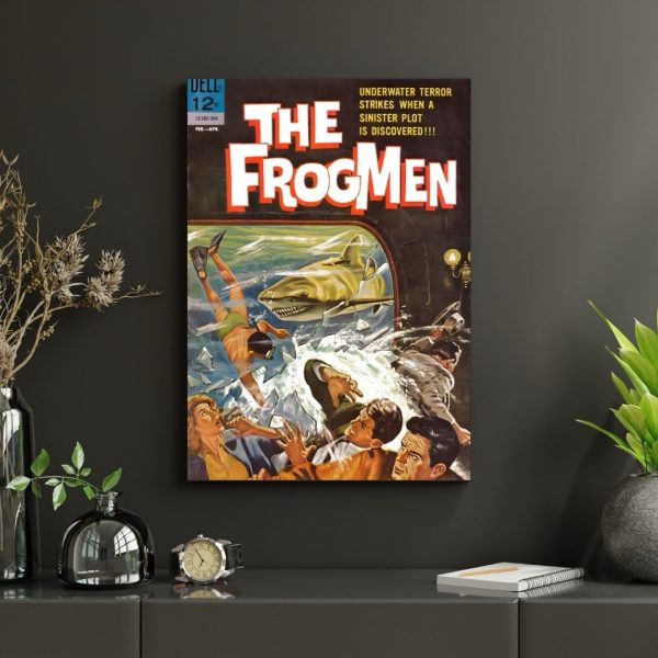 Frogmen – Underwater Terror Strikes! (Dell Comics, 1962) Poster Print - Image 4