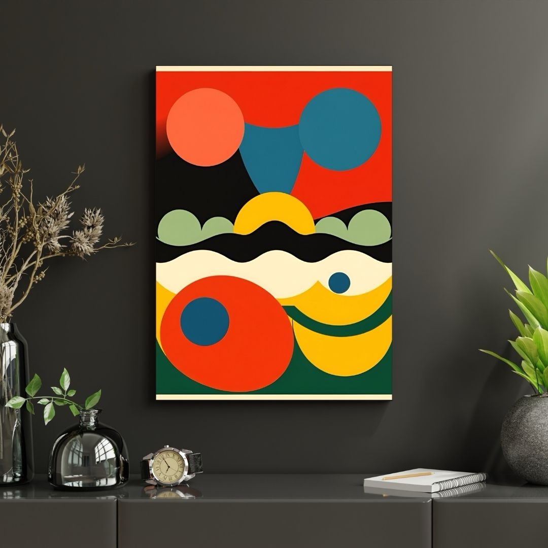 Seaweed – Modern Geometric Abstract Art Print - Image 4