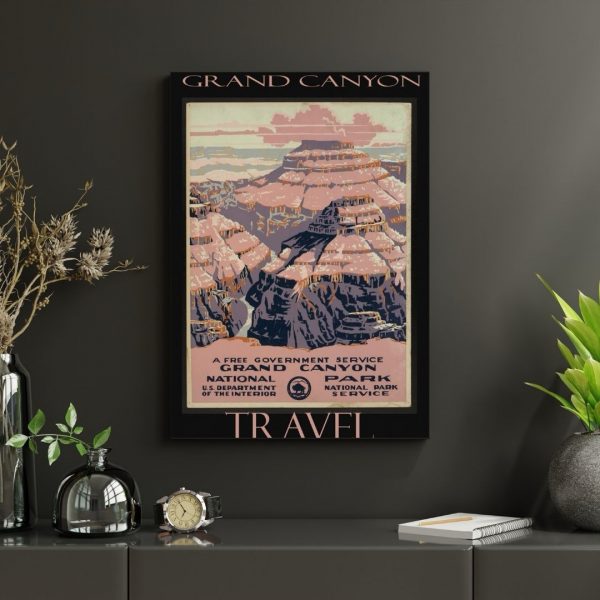 Grand Canyon – Vintage National Parks Travel Poster - Image 4
