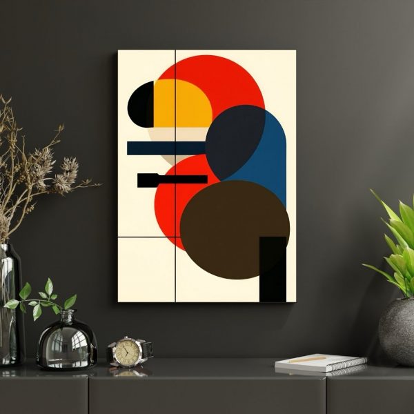 Signal Stack – Modernist Geometric Abstract Art Print - Image 4