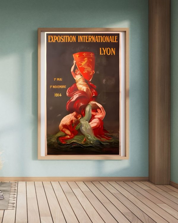 Lyon 1914 Exhibition Poster Print - Image 3