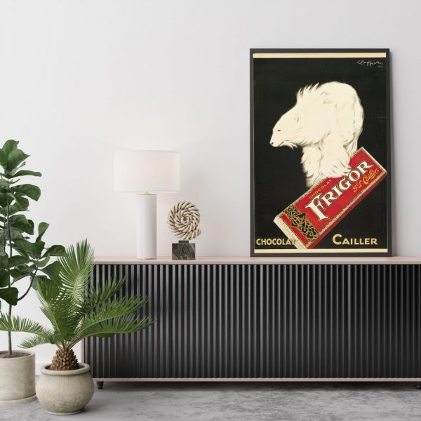 Frigor Chocolate – Polar Bear Poster Print (Cailler, 1924) - Image 4