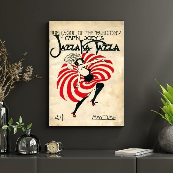 Cap’n Joey’s Jazzaka-Tazza – Burlesque of the “Rubicon” (Maytime, Early 20th Century) Poster Print - Image 3