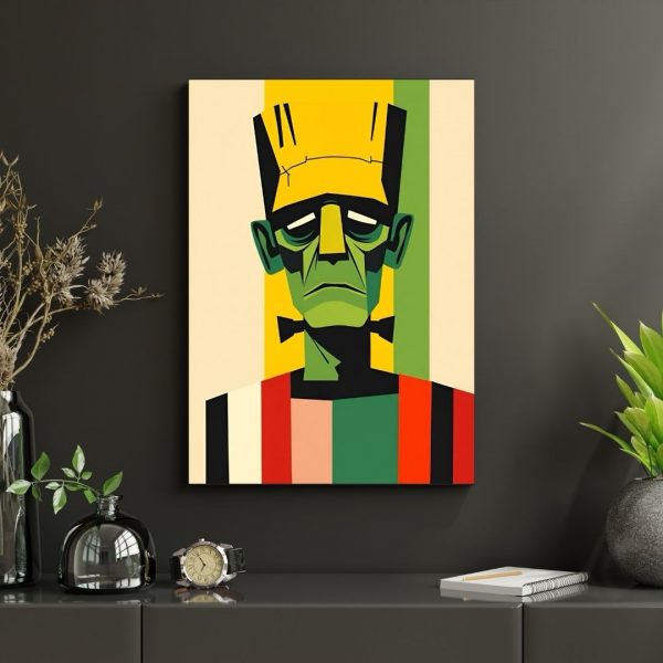 The Creature – Minimalist Frankenstein's Monster Art Print - Image 4