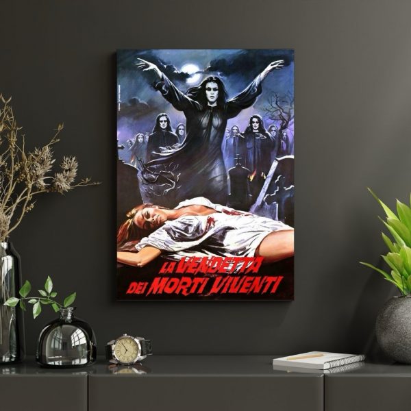 La Vendetta dei Morti Viventi – Italian Gothic Horror Movie Poster (Early 1980s) Poster Print - Image 4
