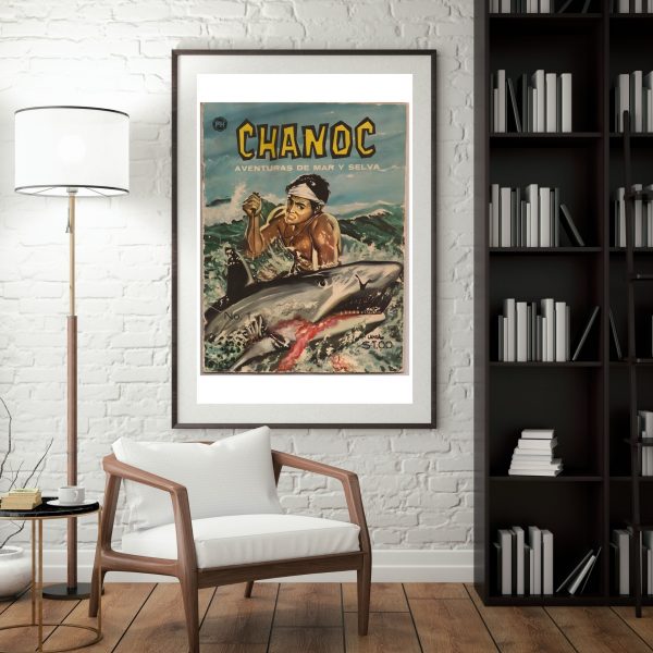 Chanoc No. 1 – Vintage Mexican Comic Book Poster Print - Image 2