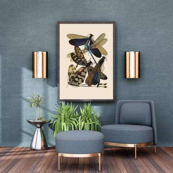 Dragonfly Reverie – Vintage Scientific Insect Art Print - Image 3