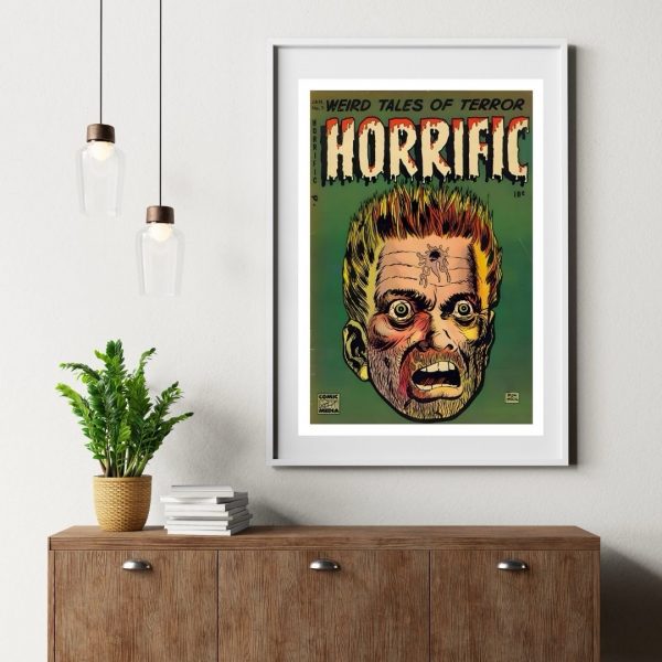 HORRIFIC No. 3 – Weird Tales of Terror (Comic Media, Jan 1953 Poster Print - Image 3
