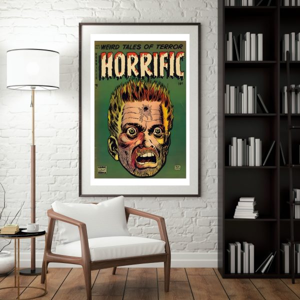 HORRIFIC No. 3 – Weird Tales of Terror (Comic Media, Jan 1953 Poster Print - Image 2