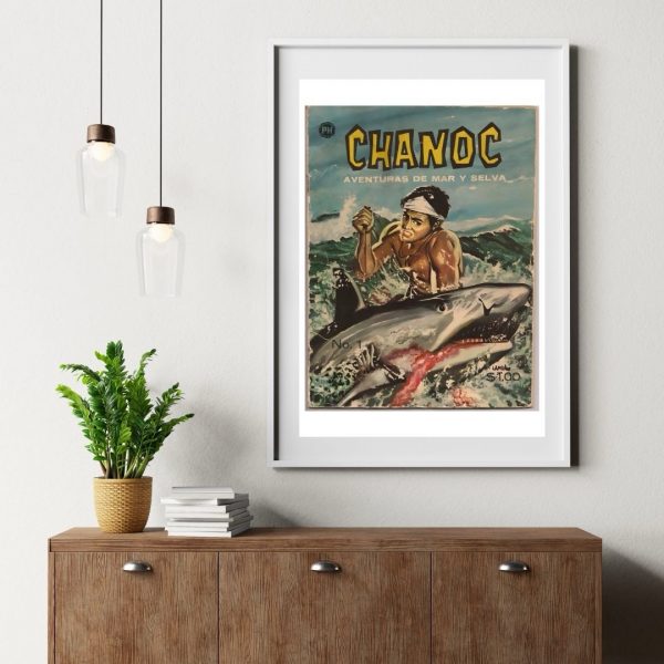 Chanoc No. 1 – Vintage Mexican Comic Book Poster Print - Image 3